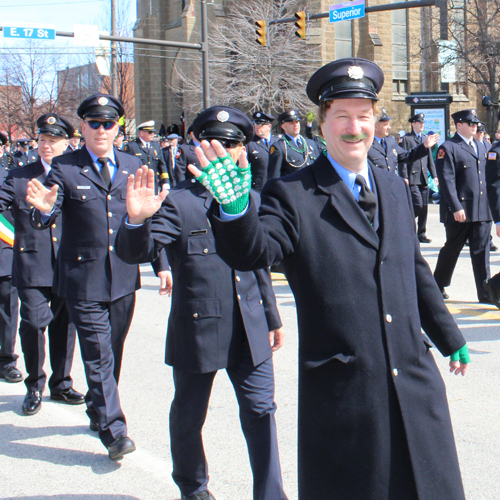 Cleveland Fire Fighters at Parade